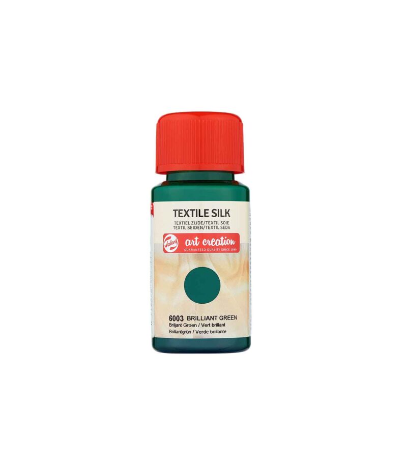 TAC-Textile-Silk-50ml-6003-Brilliant-Green-Art-Creation-Talens-Art&Colour
