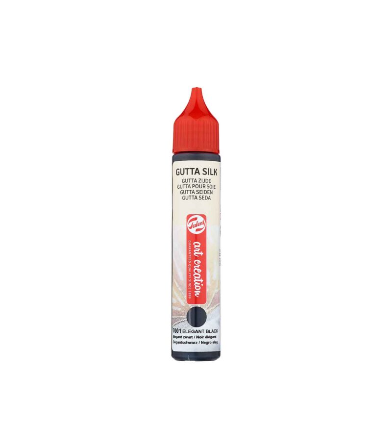 TAC-Gutta-Silk-7001-Elegant-Black-28ml-Art-Creation-Talens-Art&Colour TAC-Gutta-Silk-7001-Elegant-Black-28ml-Art-Creation-Talens-Art&Colour