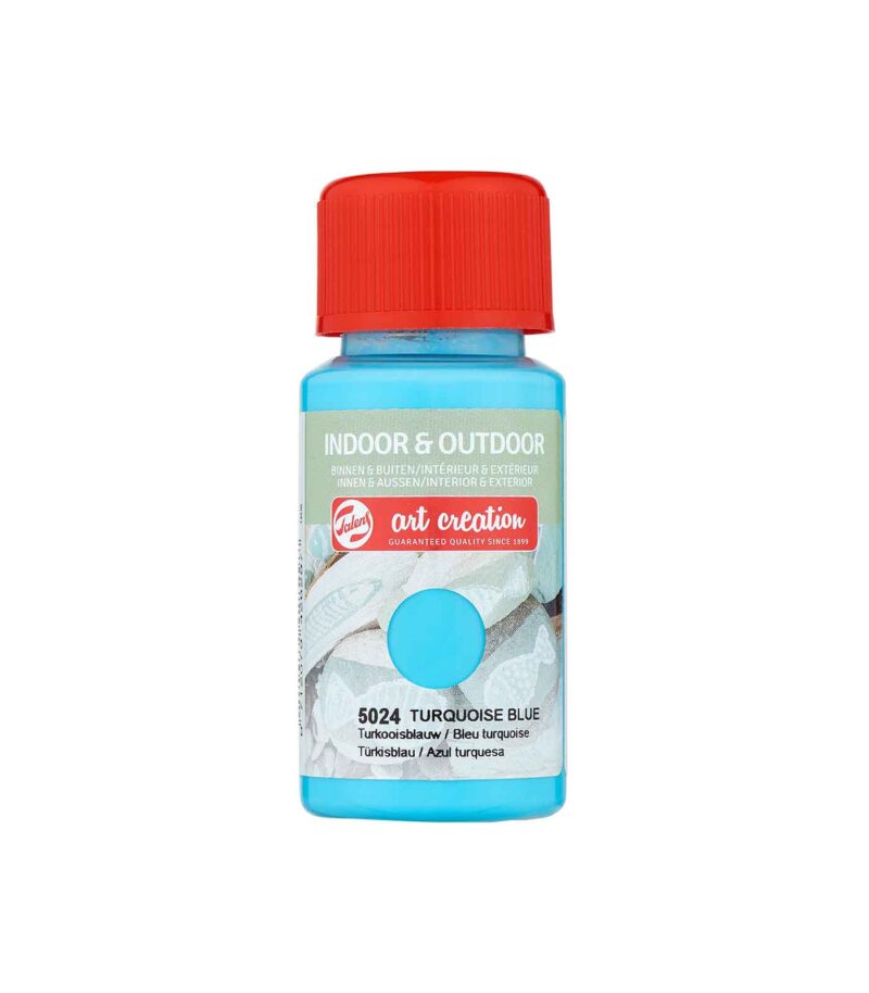 TAC-Indoor&Outdoor-5024-Turquoise-Blue-50ml-Art-Creation-Talens-Art&Colour