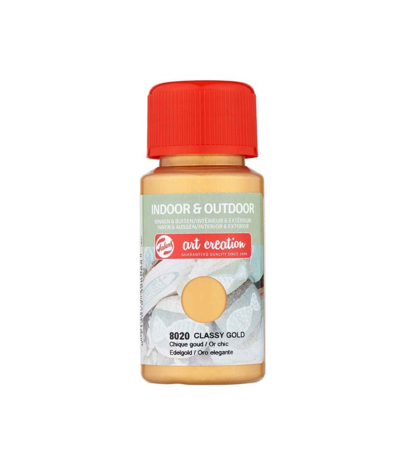 TAC-Indoor&Outdoor-8020-Classy-Gold-50ml-Art-Creation-Talens-Art&Colour