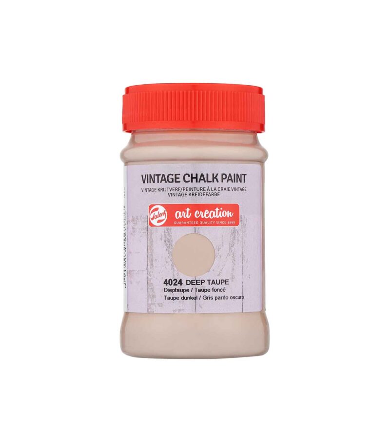 TAC-Vintage-Chalk-Paint-4024-Deep-Taupe-100ml-Art-Creation-Talens-Art&Colour TAC-Vintage-Chalk-Paint-4024-Deep-Taupe-100ml-Art-Creation-Talens-Art&Colour