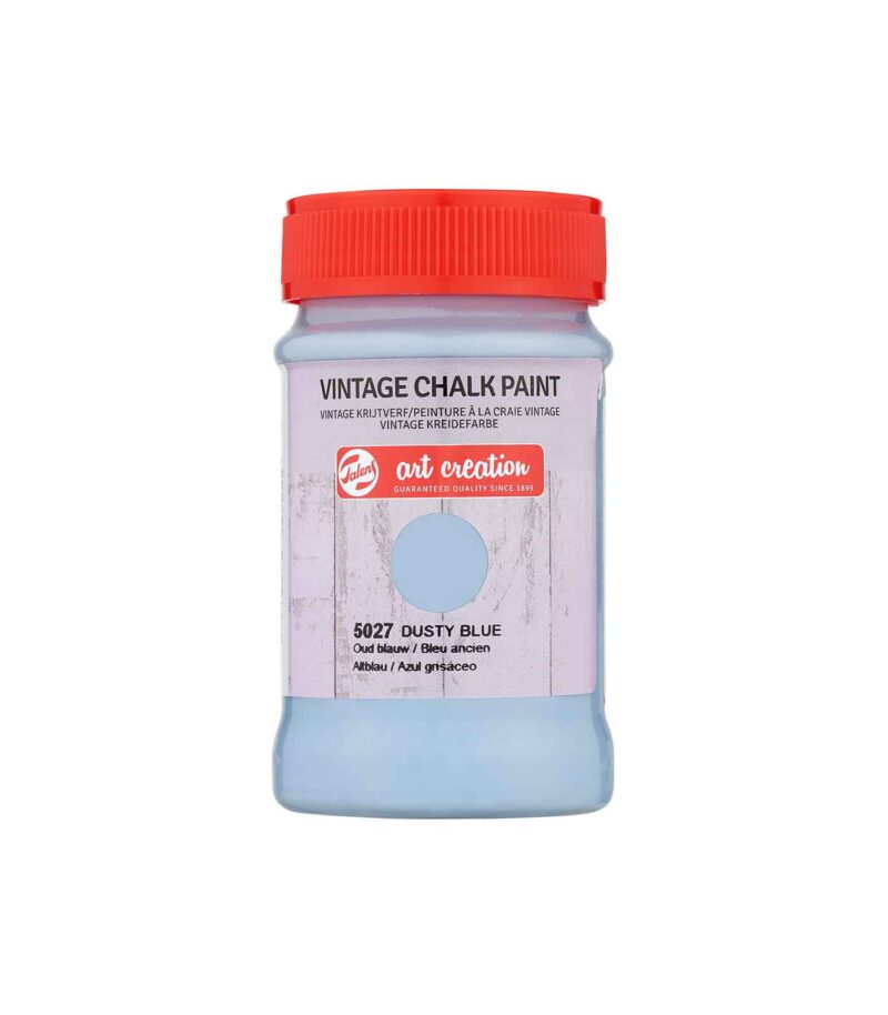 TAC-Vintage-Chalk-Paint-5027-Dusty-Blue-100ml-Art-Creation-Talens-Art&Colour