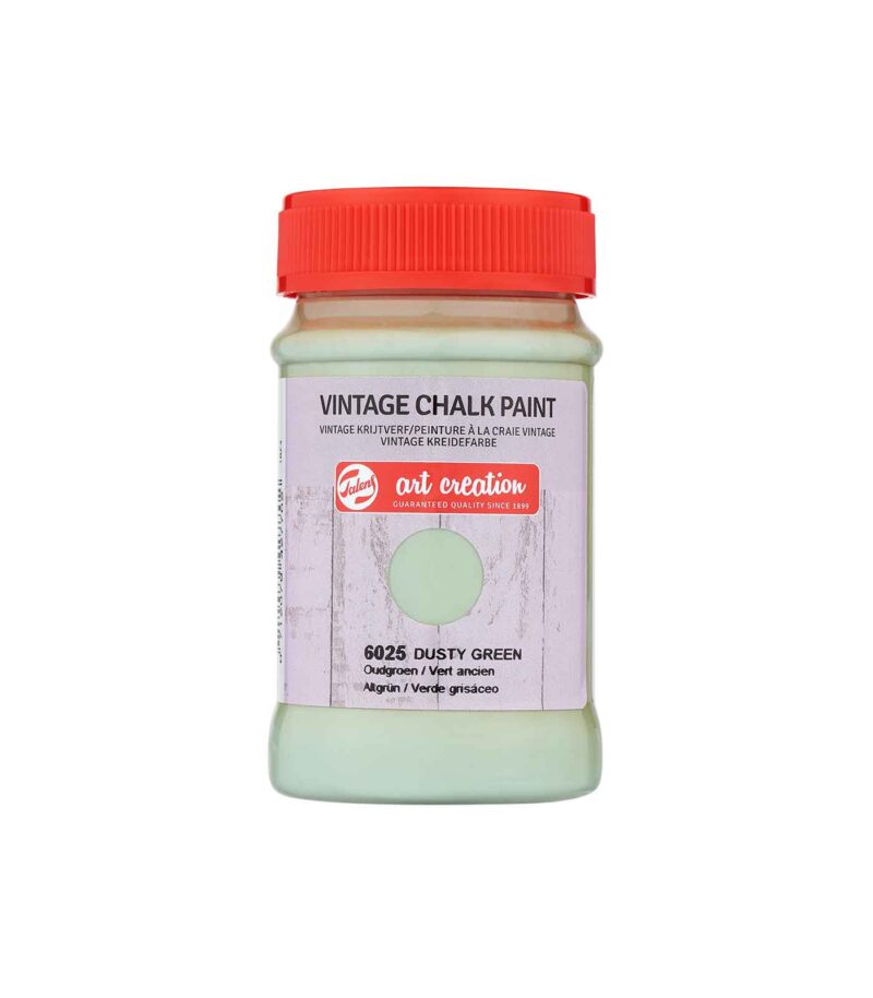 TAC-Vintage-Chalk-Paint-6025-Dusty-Green-100ml-Art-Creation-Talens-Art&Colour