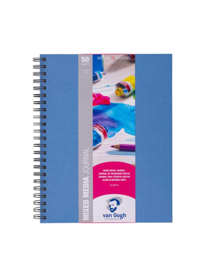 Α4-mplok-spiral-mix-media-journal-VanGogh-Talens-Art&Colour