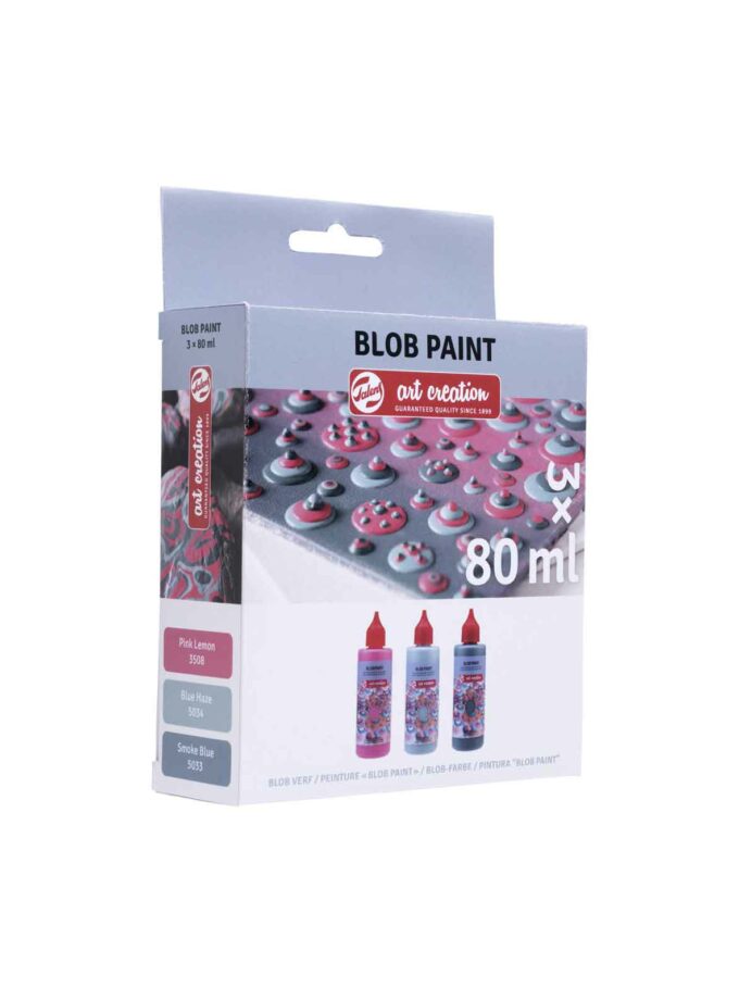 Set of Craft Colours Blob Paint 3x80ml Pink