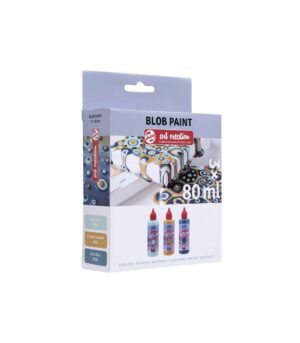 Set of Craft Colours Blob Paint 3x80ml Mint
