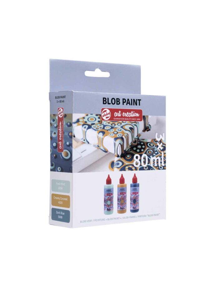 Set of Craft Colours Blob Paint 3x80ml Mint