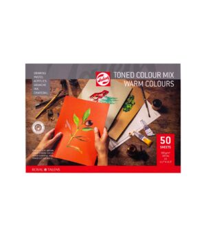 Coloured Painting Pad Toned Warm Mix Talens