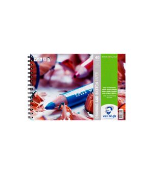 Spiral Drawing and Sketch Paper Pad Van Gogh