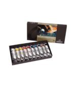 set-10x40ml-Akrulika-Acrylic-Colour-Rembrandt-Art&Colour. Open Case