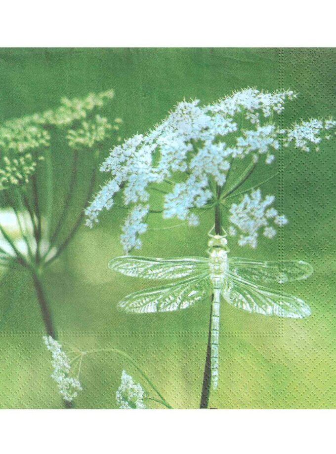 Decoupage Napkin 33x33cm Dragonfly
