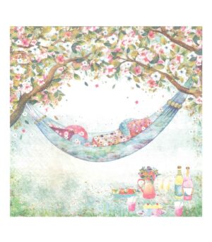 Decoupage Napkin 33x33cm Hammock and Cushions