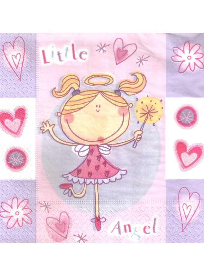 Decoupage Napkin 33x33cm Little Angel