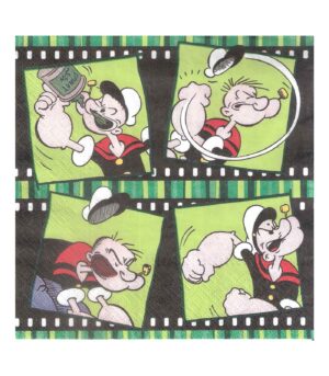 Decoupage Napkin 33x33cm Popeye Cartoon