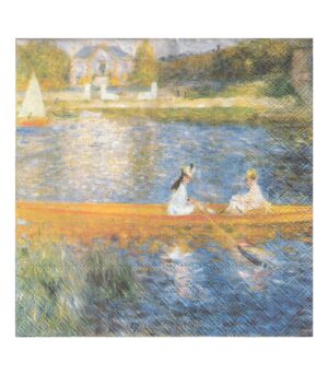 Decoupage Napkin 33x33cm Boat on the Lake