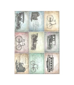 Rice Paper Decoupage A4 Antiques R539