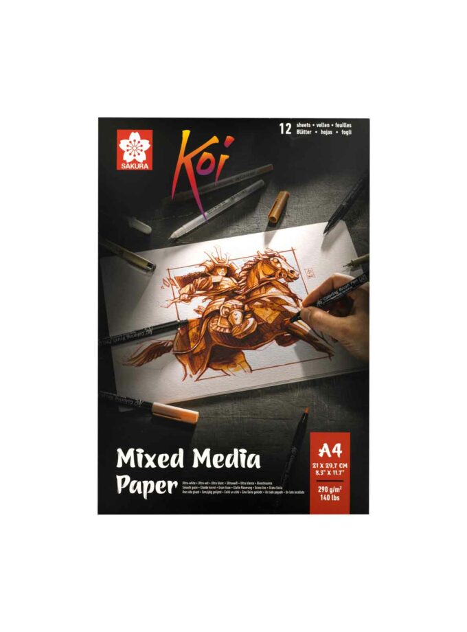 Sketchbook Koi Mixed Media Paper Sakura