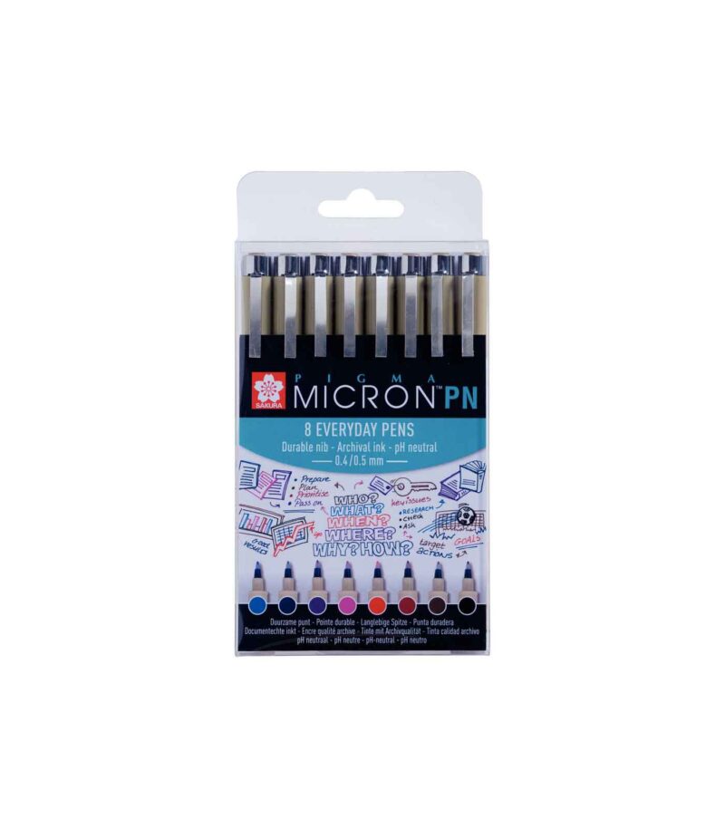 POXSDKPN8-set-8-markadorakia-Pigma-micron-PN-Everyday-Set-Sakura-Art&Colour