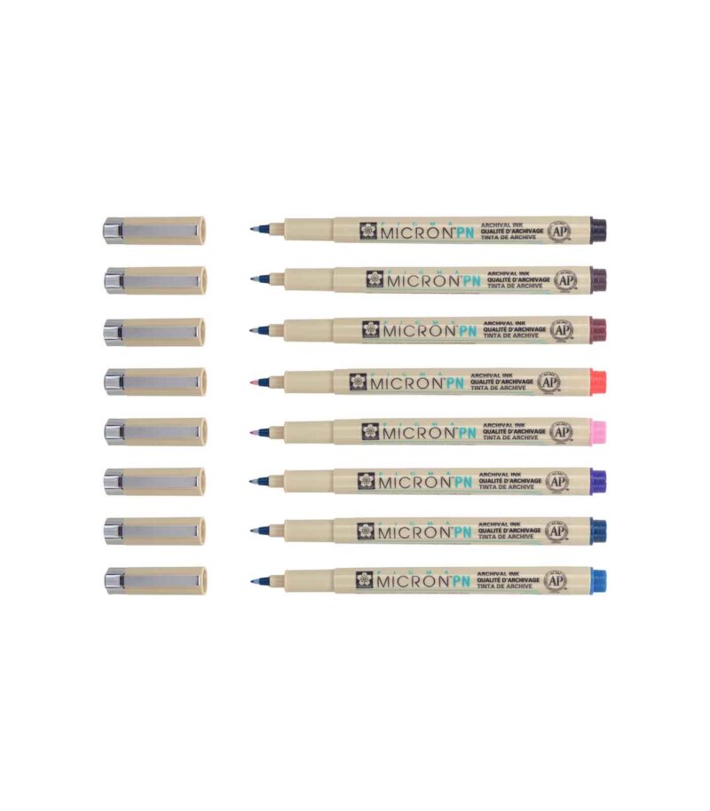 POXSDKPN8-set-8-markadorakia-Pigma-micron-PN-Everyday-Set-Sakura-Art&Colour-Open-Markers