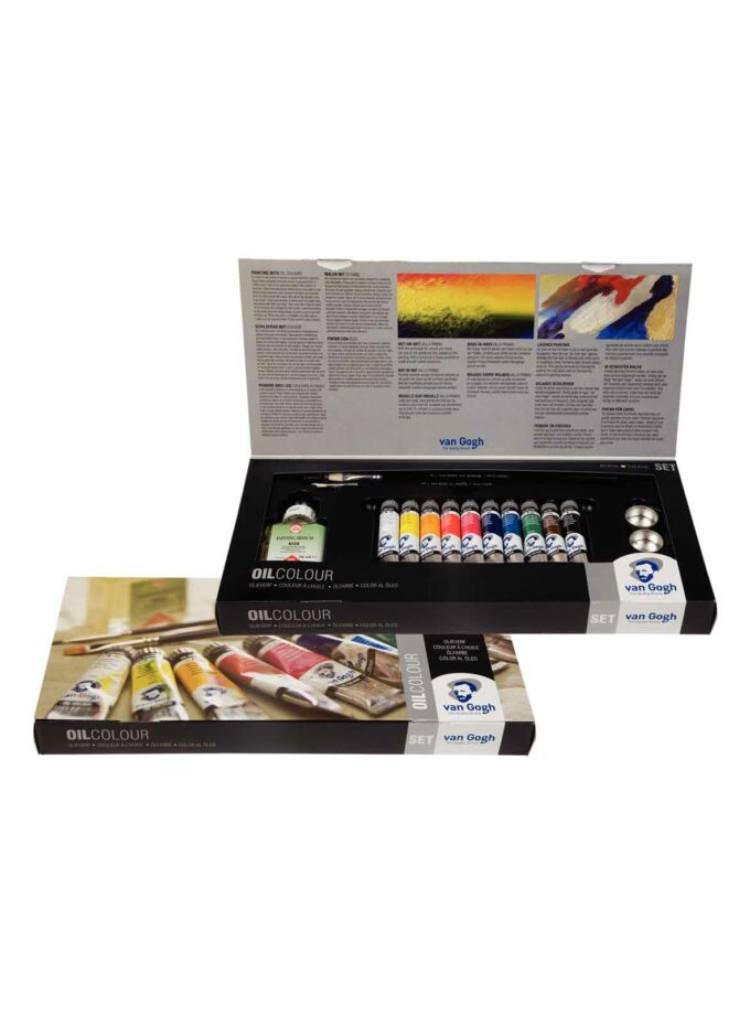 Set of 10 Oil Colours 20ml + Accessories Van Gogh
