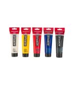 set-5-120ml-Amsterdam-Acrylics-Mixing-Royal-Talens-Art&Colour-Tubes