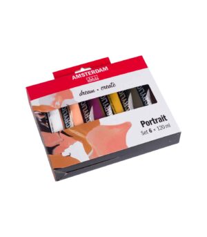 set-6-120ml-Amsterdam-Acrylics-Portrait-Royal-Talens-Art&Colour-0