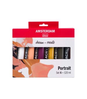 Σετ 6 Ακρυλικά Χρώματα Amsterdam Standard 120ml Portrait