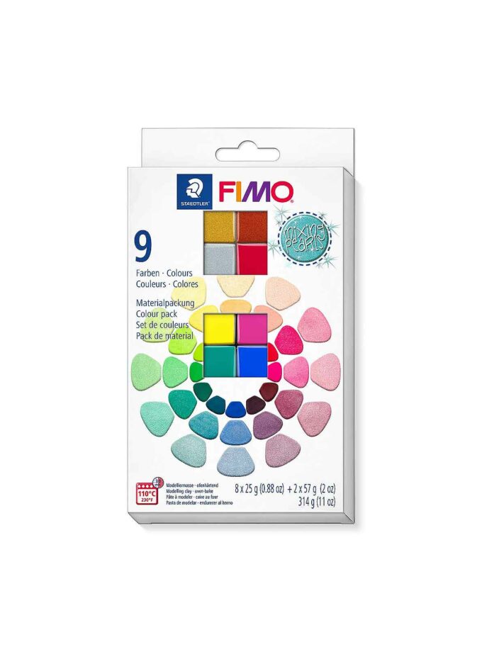 Set of 10 Modeling Clay FIMO Effect Pearl