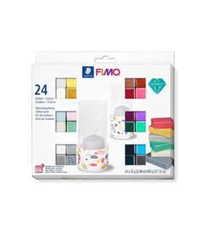 Set of 24 Modeling Clay FIMO Effect