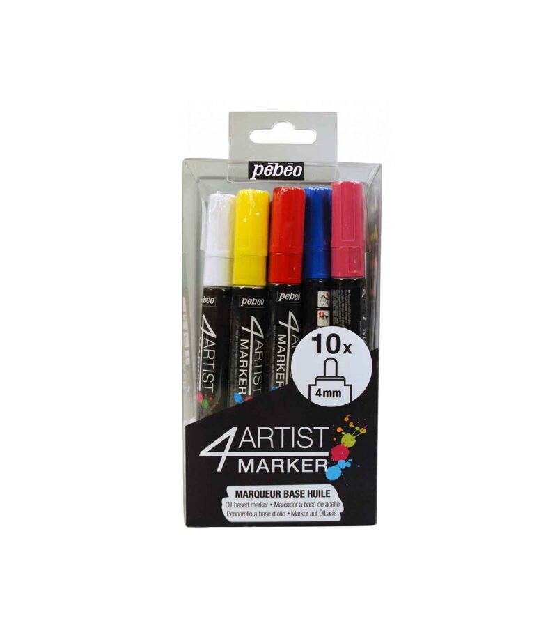 12-580889-Set-10-markadoron-Oil-Based-4Artist-Markers-Pebeo-Art&Colour-1