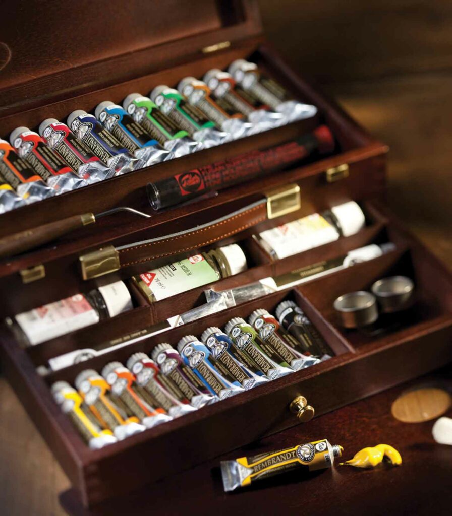 valitsa-zografikis-ladoxromata-oil-colour-box-Master-Rembrandt-RoyalTalens-Art&Colour