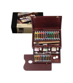 valitsa-zografikis-ladoxromata-oil-colour-box-Master-Rembrandt-RoyalTalens-Art&Colour-OpenCase