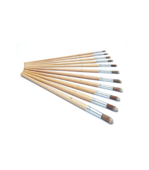 Set of 11 Synthetic Round Brushes Harris