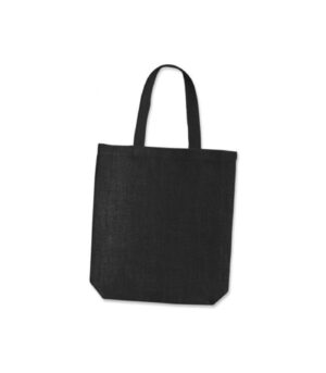 Black Natural Jute Bag 35.5x20xH40cm