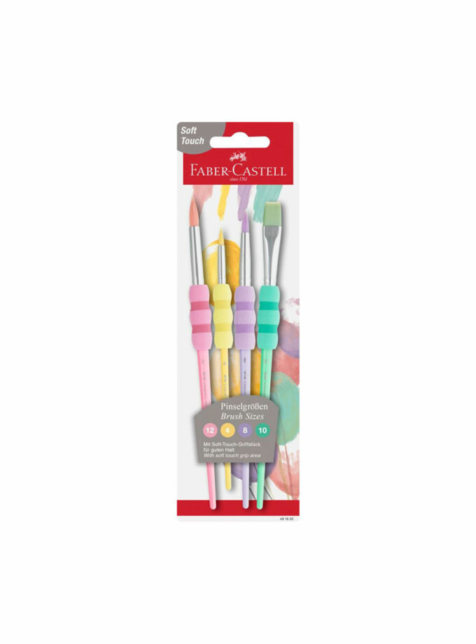 Set of 4 Pastel Brushes 481620 Faber-Castell