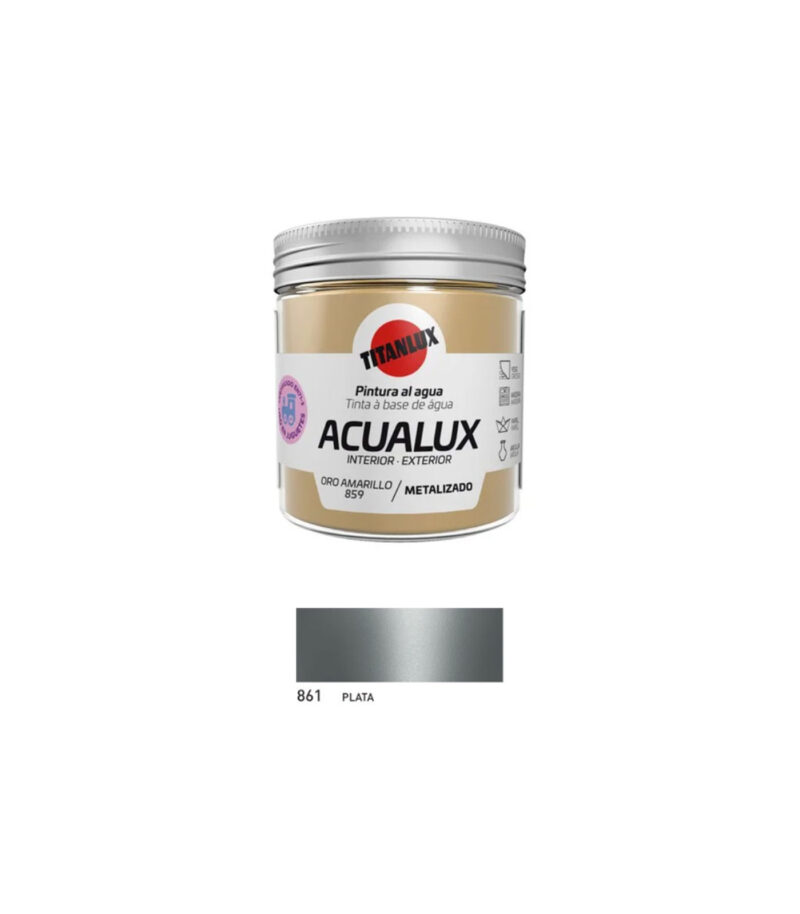 titanlux-aqualux-861-silver-75ml-ArtColour titanlux-aqualux-861-silver-75ml-ArtColour