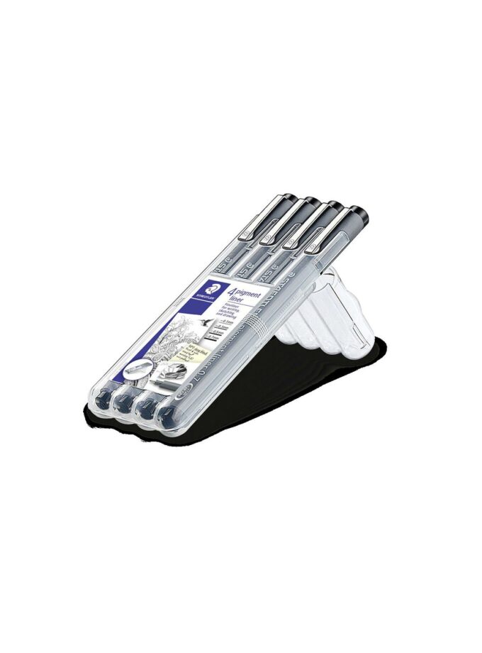 Set of 4 Markers Pigment Liner 308 Staedtler