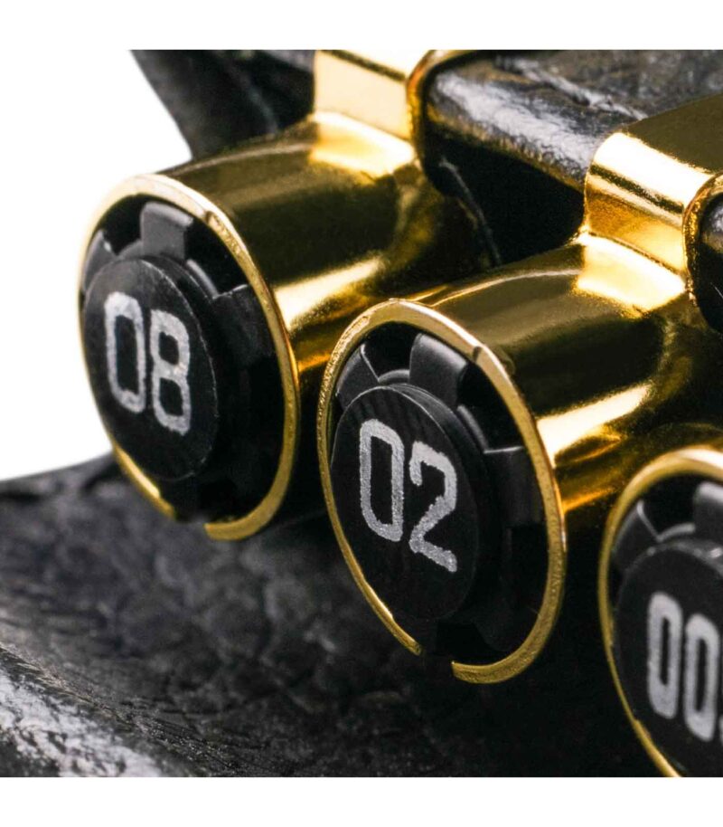 Σετ 3 Μαρκαδοράκια Sakura Pigma Black and Gold (Με Θήκη). Detail
