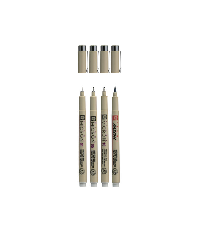 3-fineliners-1-brush-pen-sakura-pigma-Art&Colour-2