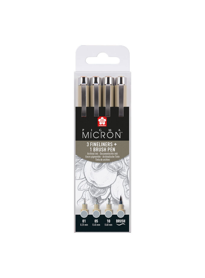 3-fineliners-1-brush-pen-sakura-pigma-Art&Colour