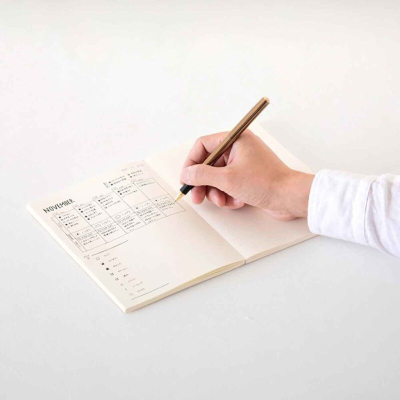 15310006-simeiomatario-notebook-journal-A5-Dot-grid-Midori-MD-paper-Art&Colour-with-pen