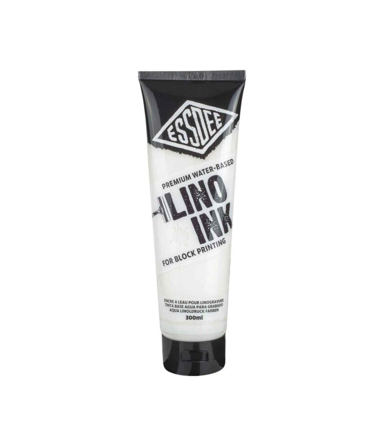White-xroma-xaraktikis-300ml-Lino-Ink-Essdee-Art&Colour
