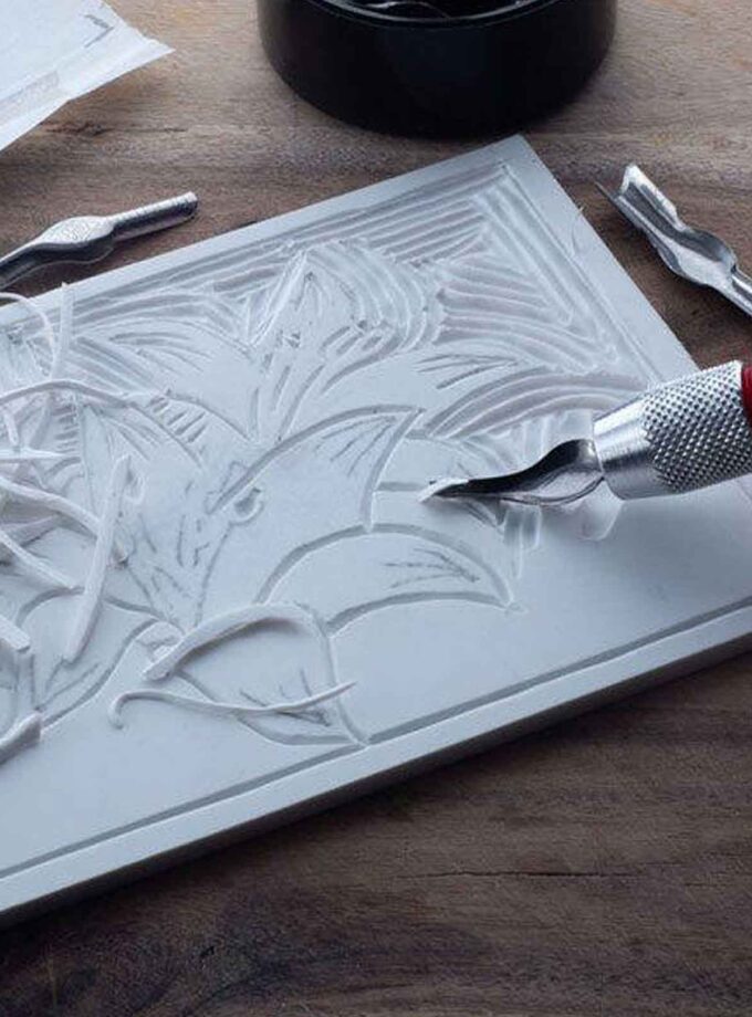 mastercut-fulla-xaraktikis-lino-blockprinting-Essdee-Art&Colour