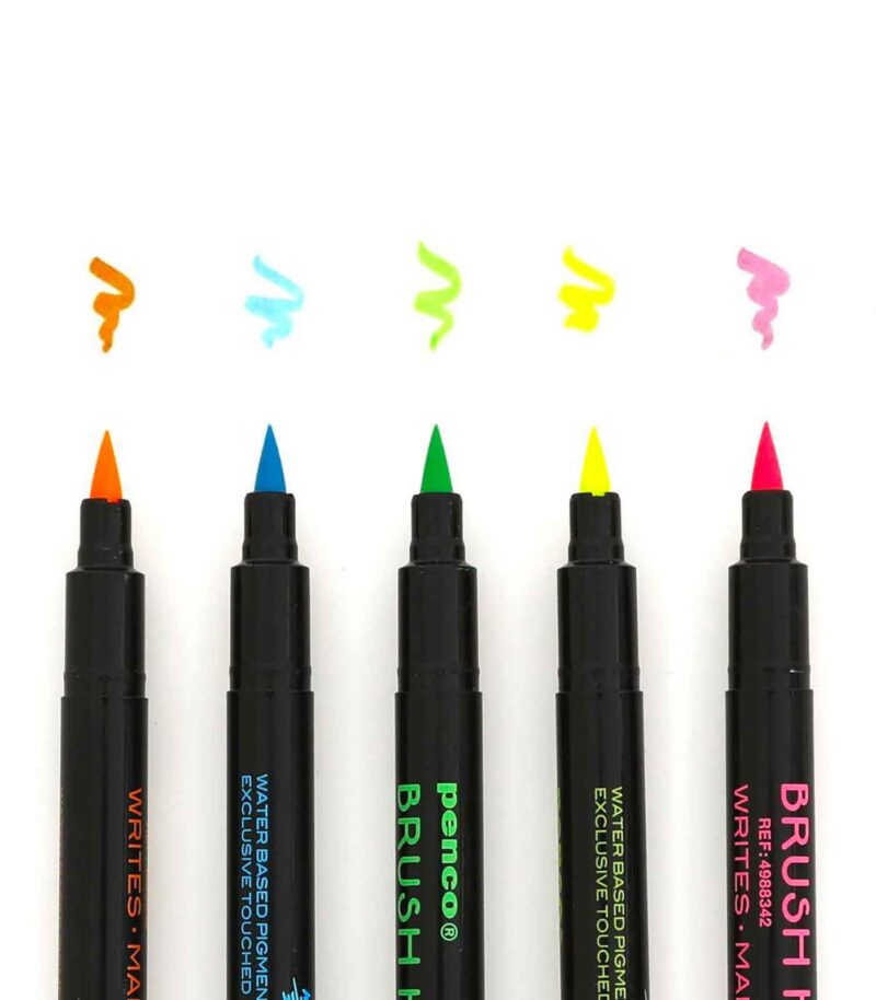 set-5-markadoroi-pinelo-Brush-Highwriter-Set-Penco-Art&Colour-Colours