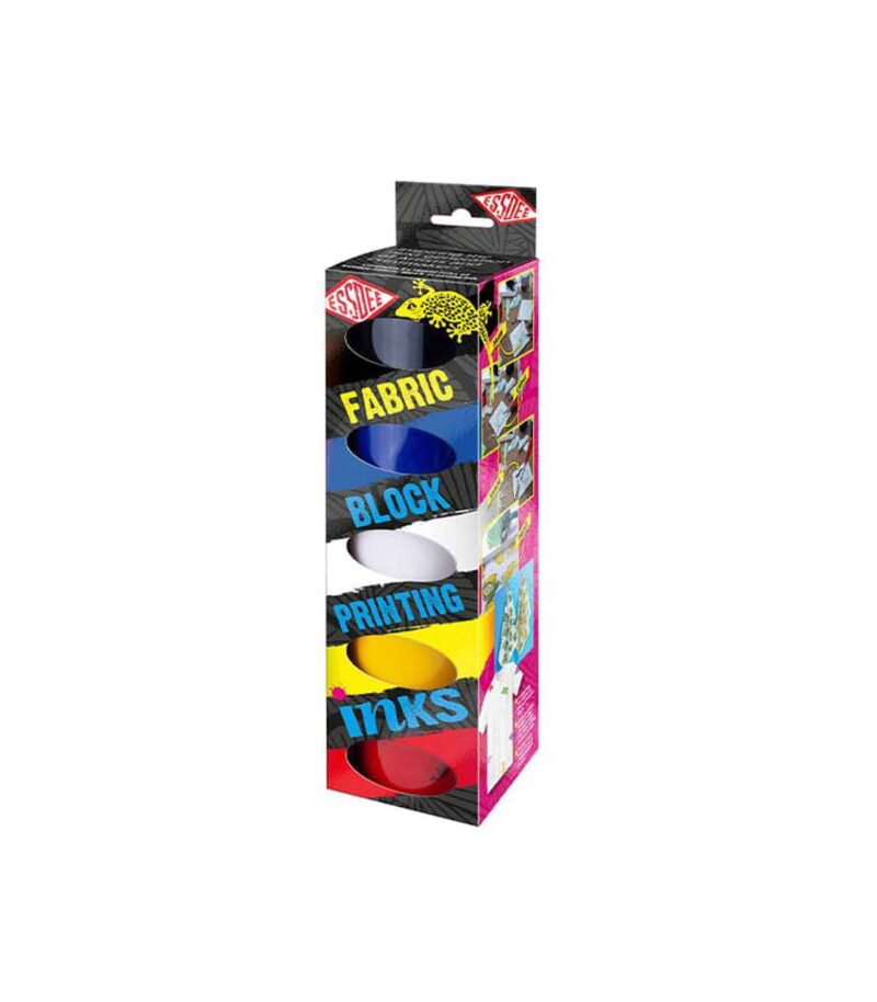 set-5-xromata-xaraktikis-ufasmata-5x150ml-block-printing-inks-Essdee-Art&Colour