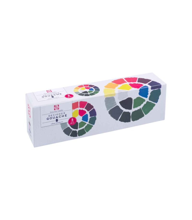 set-5x50ml-Temperes-Designer-Gouache-Royal-Talens-Art&Colour-Painting