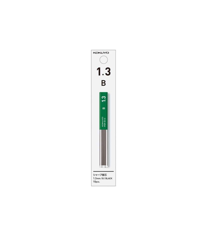 1,3mm-B-Mutes-Mixanikou-moluviou-Mechanical-Pensil-Leads-Sharp-Kokuyo-Art&Colour-Front