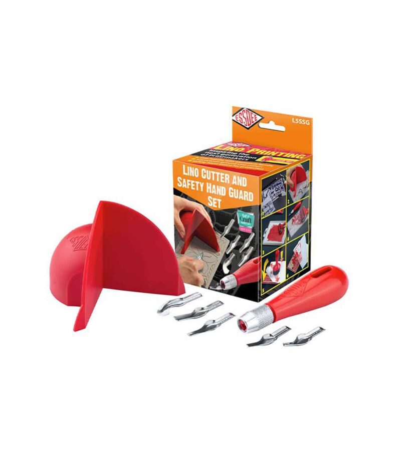 set-xaraktikis-ergaleio-kopis-5-mites-lavi-prostasias-Lino-Cutter-Set-HandGuard-Essdee-Art&Colour set-xaraktikis-ergaleio-kopis-5-mites-lavi-prostasias-Lino-Cutter-Set-HandGuard-Essdee-Art&Colour