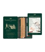 112975-Set-12-Metal-Case-PItt-Monochrome-Faber-Castell-Art&Colour
