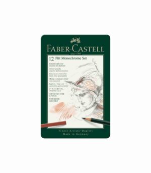 112975-Set-12-Metal-Case-PItt-Monochrome-Faber-Castell-Art&Colour-Product
